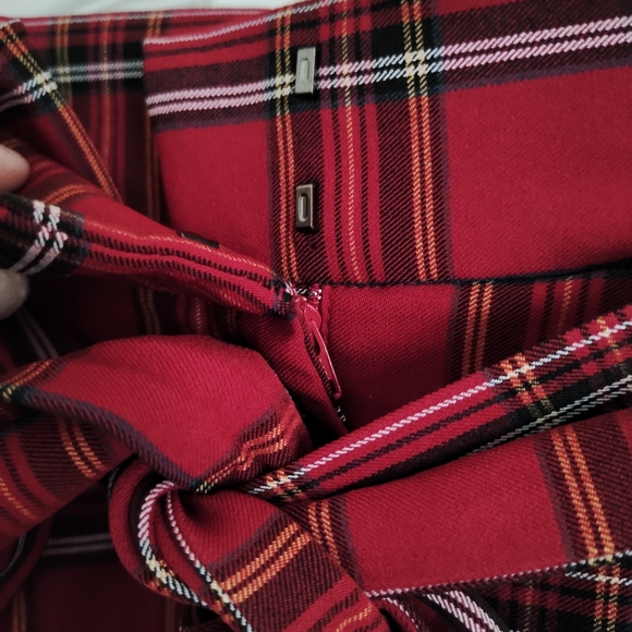 Antonio Melani Plaid High Waist Pants SZ 4 - Picture 4 of 5